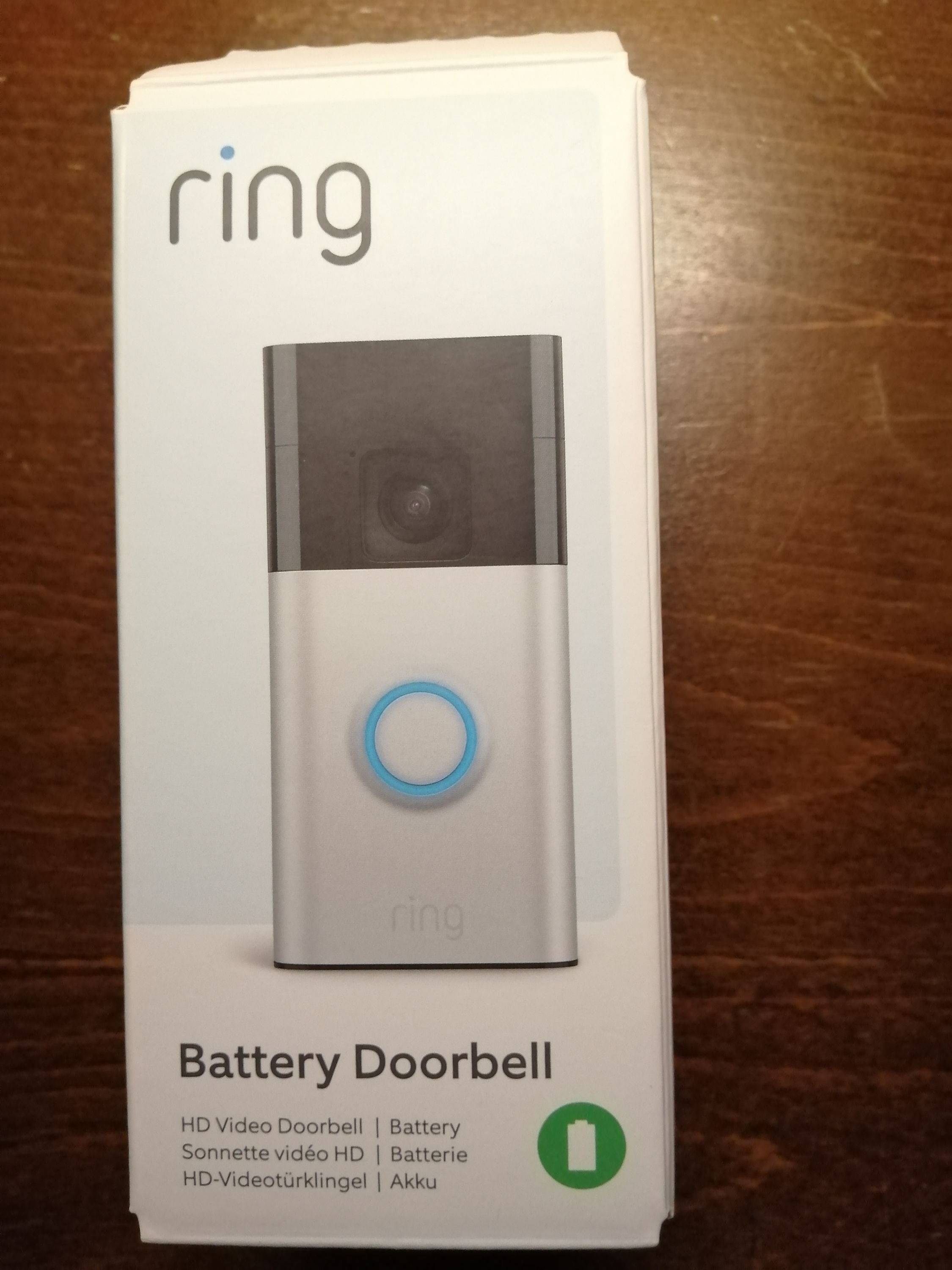 Vends sonnette vidéo HD Ring jamais utilisée