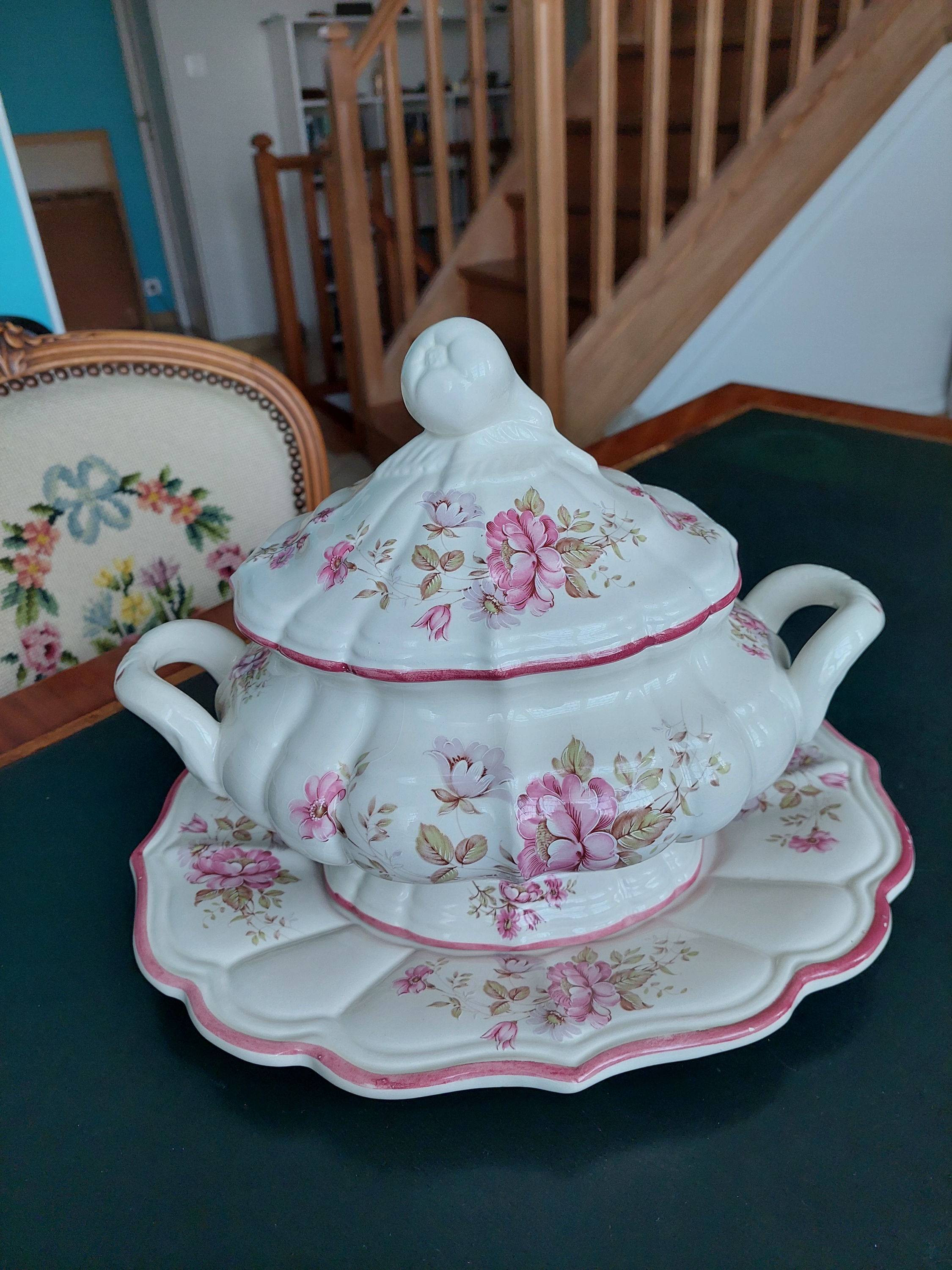 Vends soupière décorative