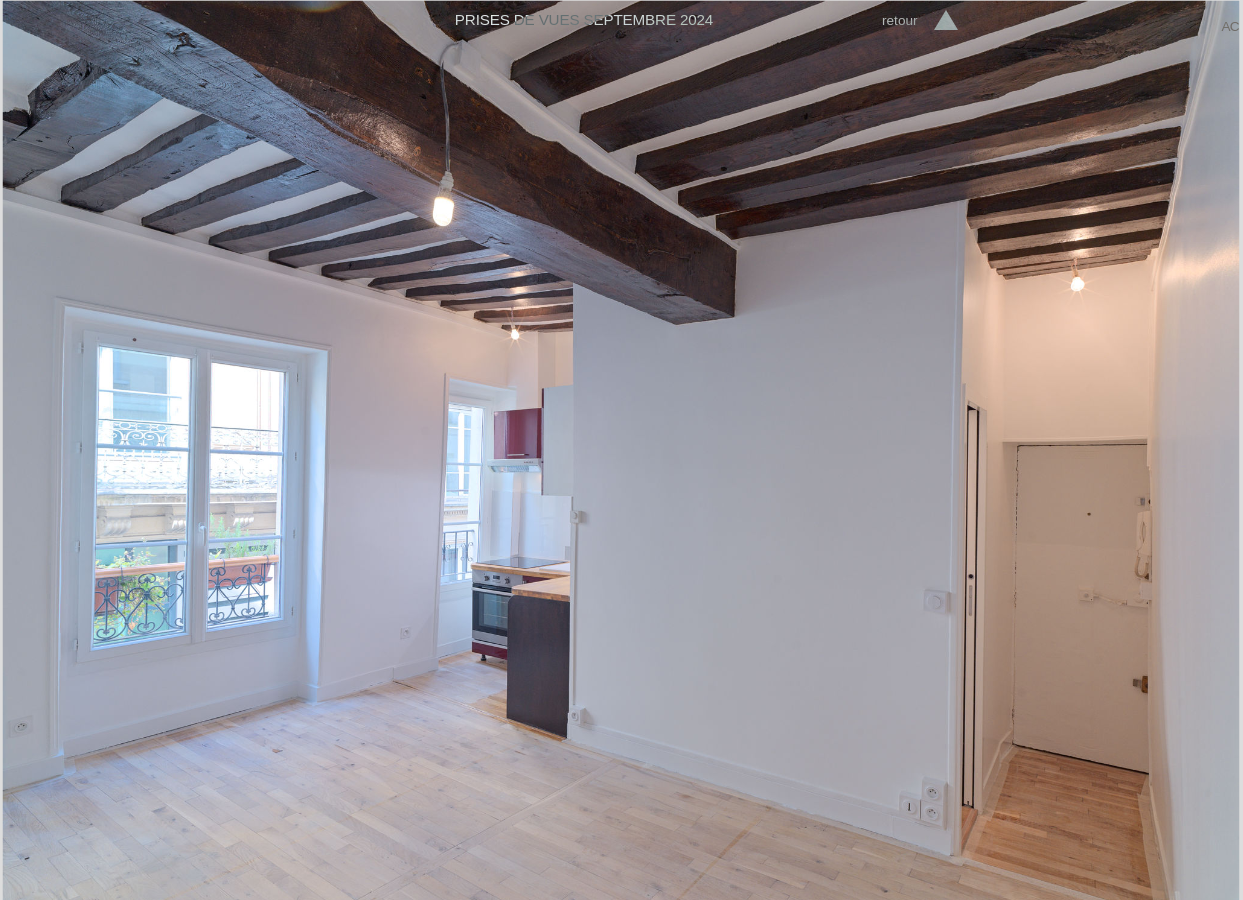 Vends appartement 23m² fraîchement rénové Paris 2ème quartier Bourse