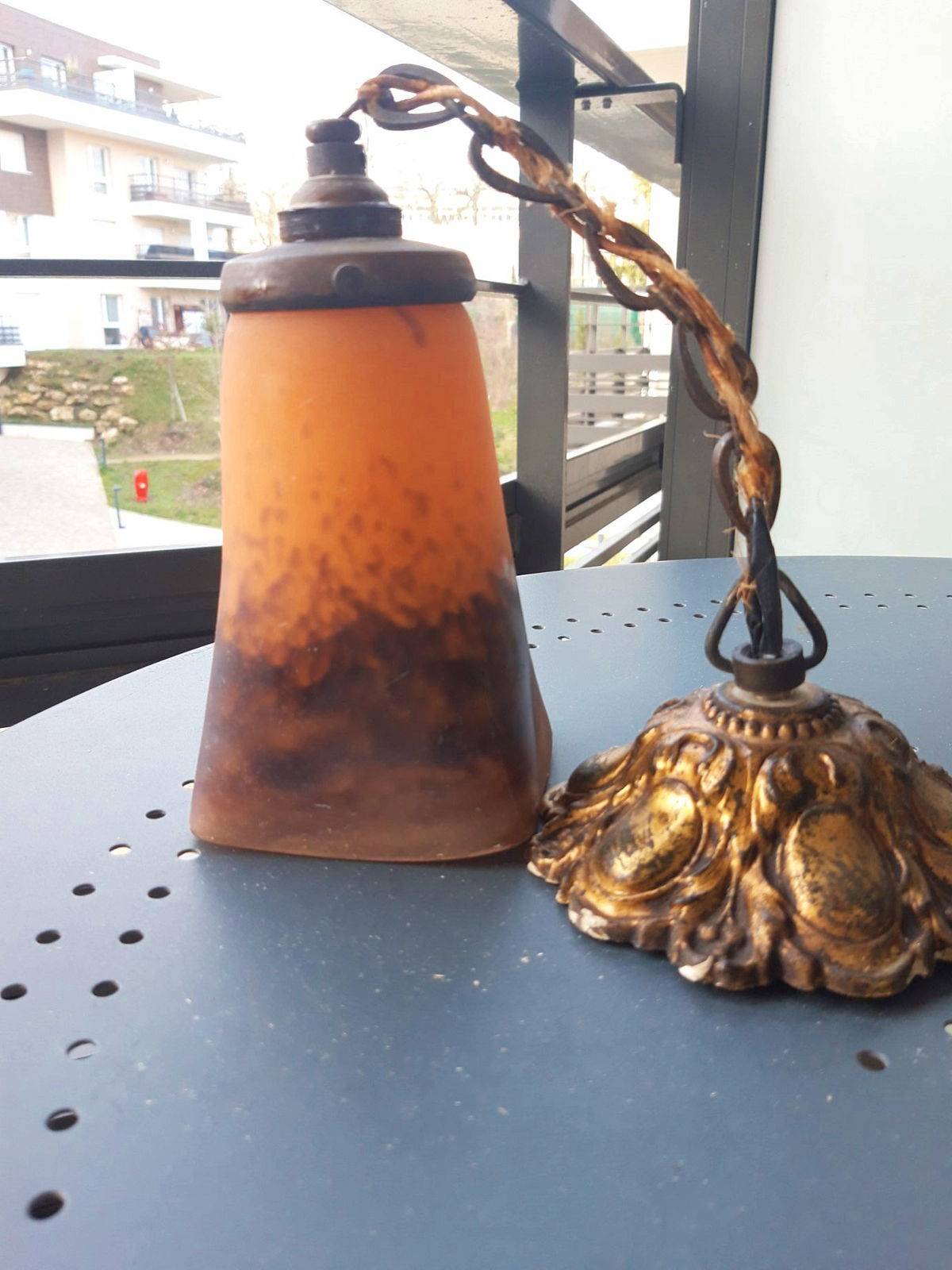 Vends suspension pâte de verre
