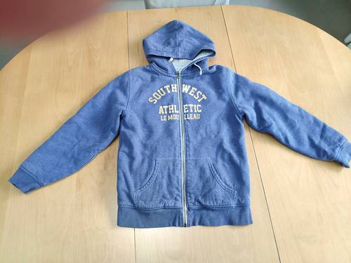 Vends sweat shirt bleu jean - Taille 12 ans