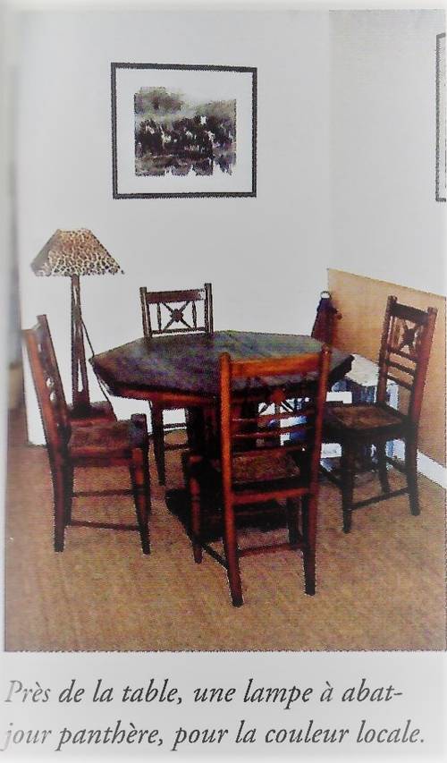 Vends table octogonale 4 personnes
