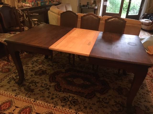 Vends table en bois 6, 8, 10 ou 12 places avec 3 rallonges amovibles