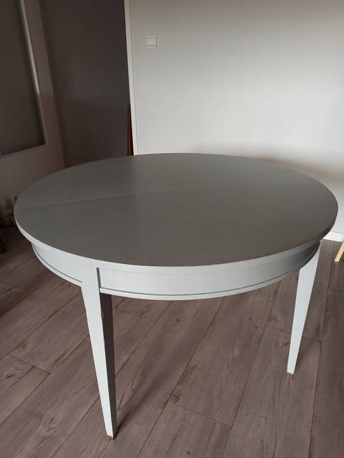 Vends table ronde + 3 allonges
