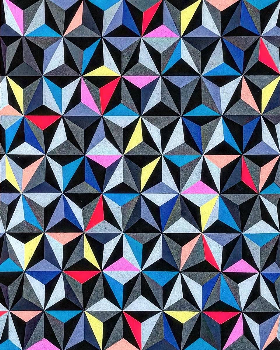 Vends tableau abstrait original et signé 70x50cm