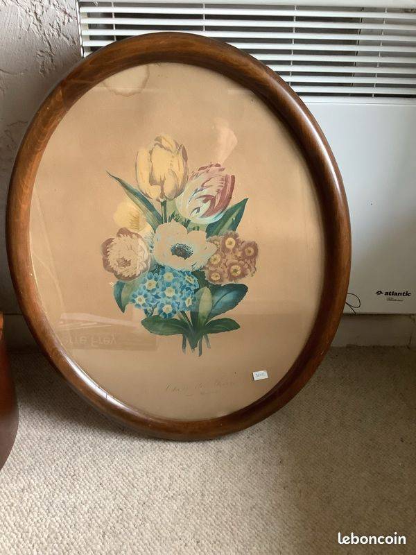 Vends tableau de fleurs