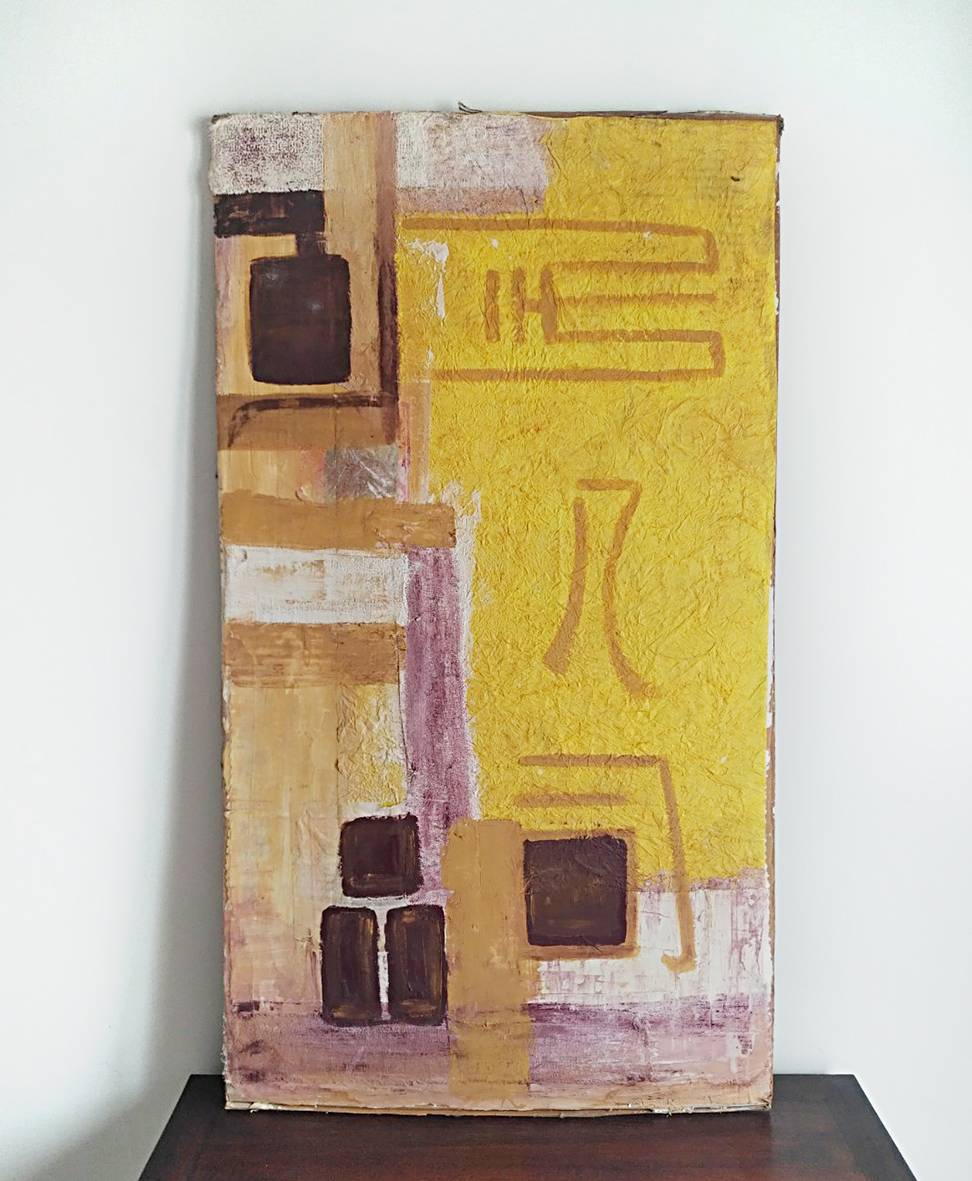 Vends tableau art moderne signé