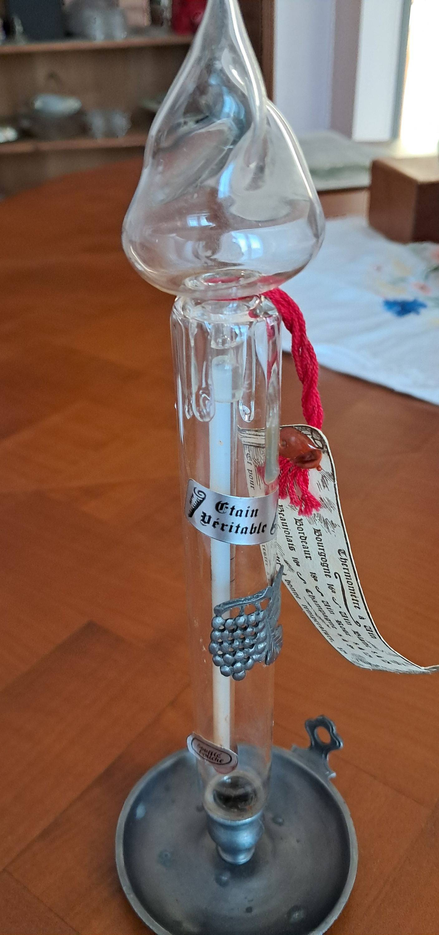 Vends thermomètre à vin