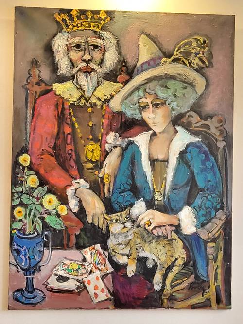 Vends toile jacques bolore "le monarque"