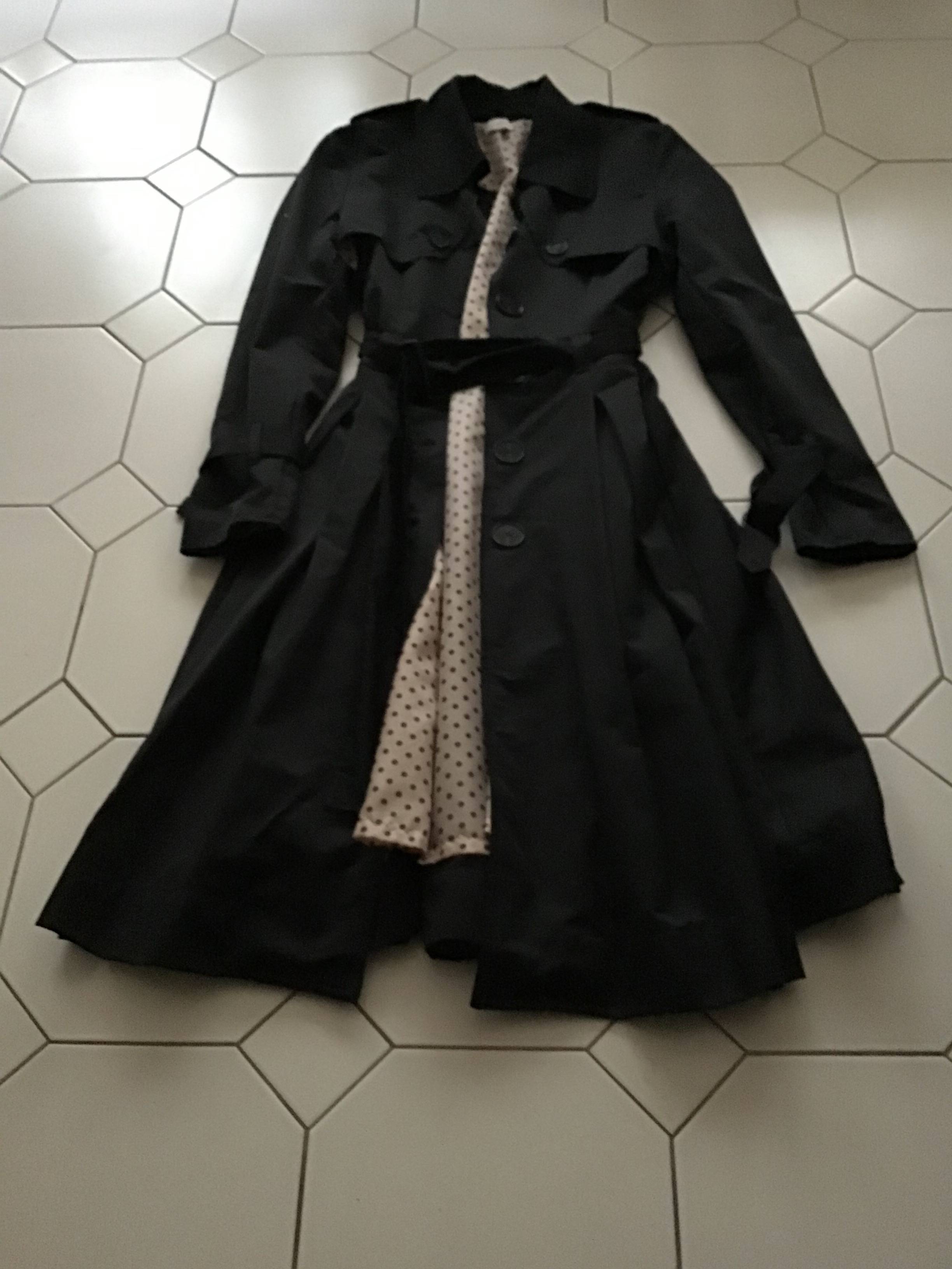Vends trench-coat demi-saison, noir, taille 38