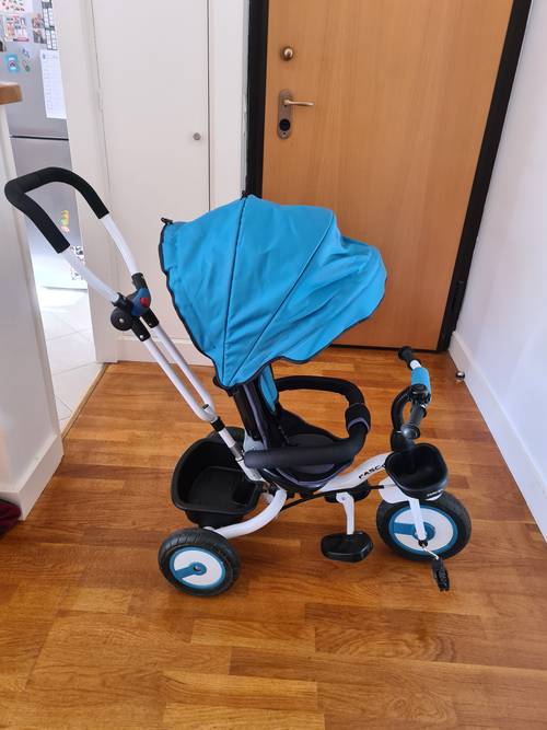 Vends Tricyle évolutif Fascol 360° 6 mois à 5 ans – bleu