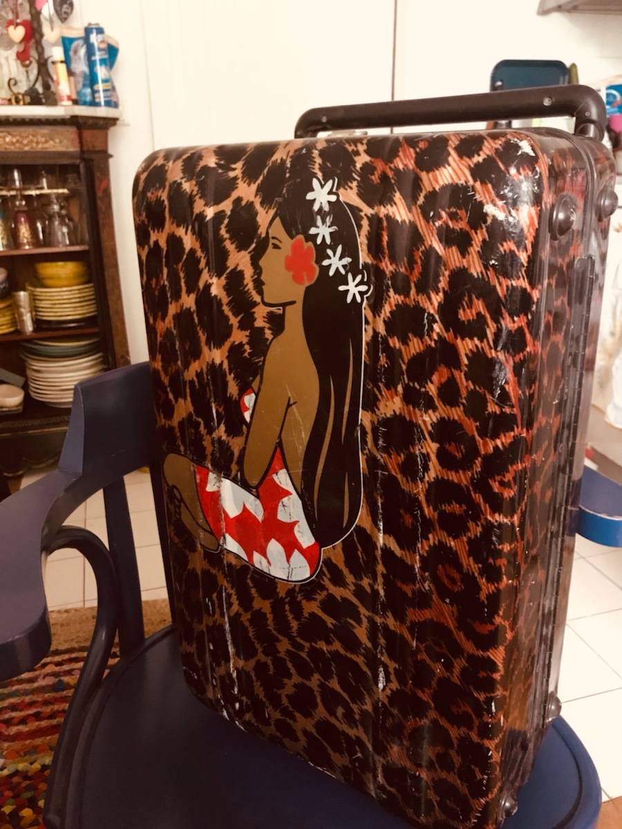 Vends valise Halliburton panthère année 90