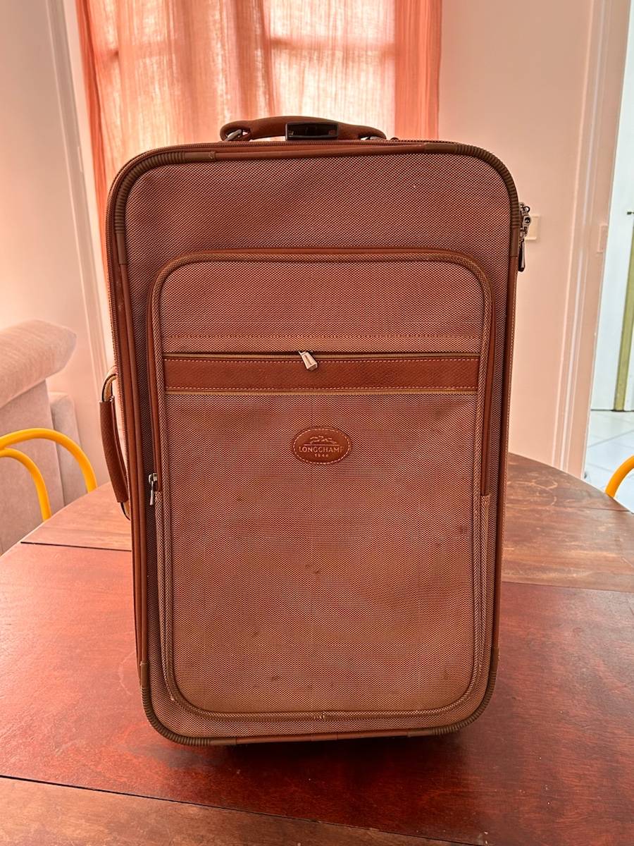 Valise cuir online longchamp