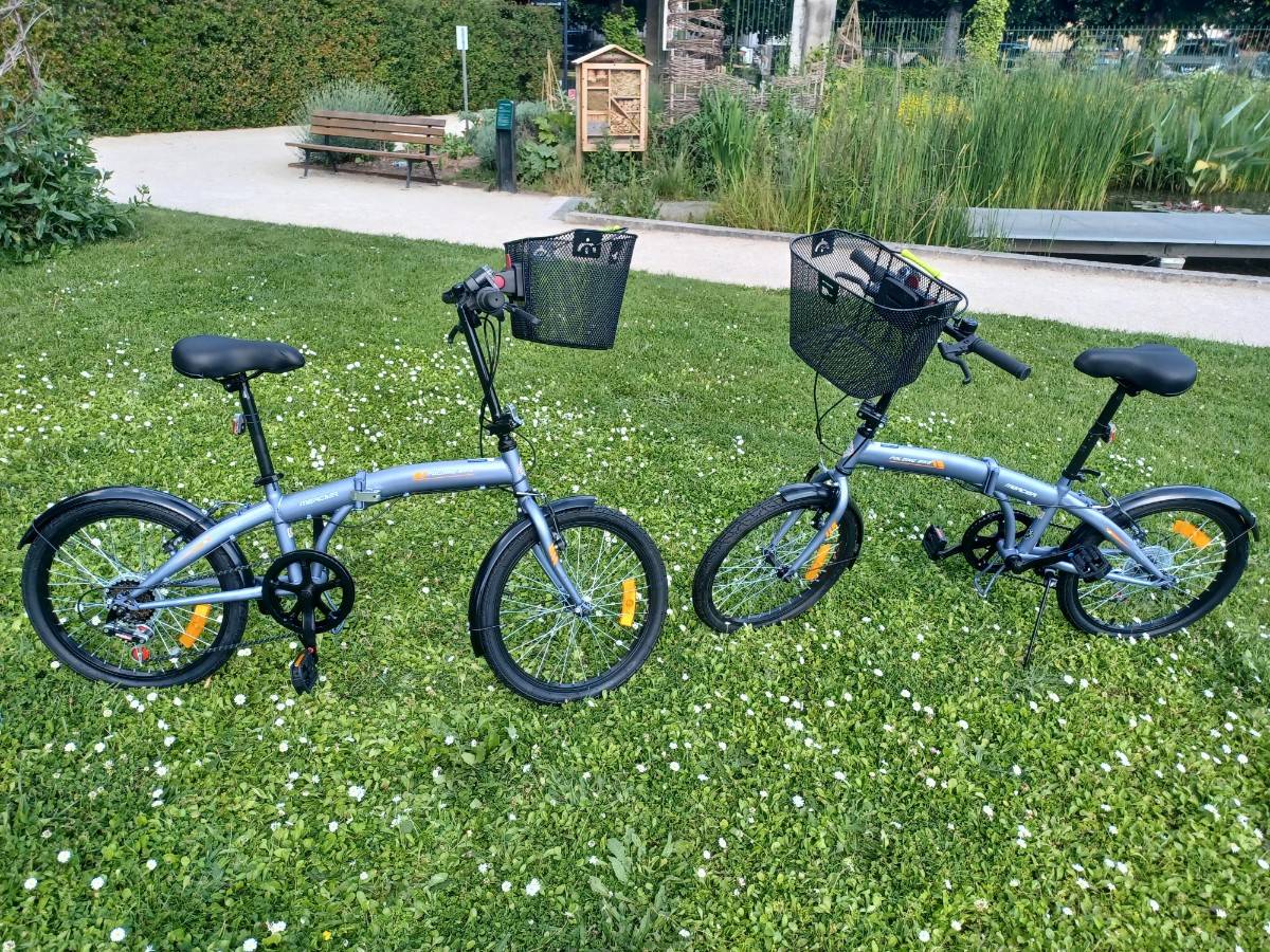 Vends 2 vélos pliants Mercier neufs avec housses et paniers