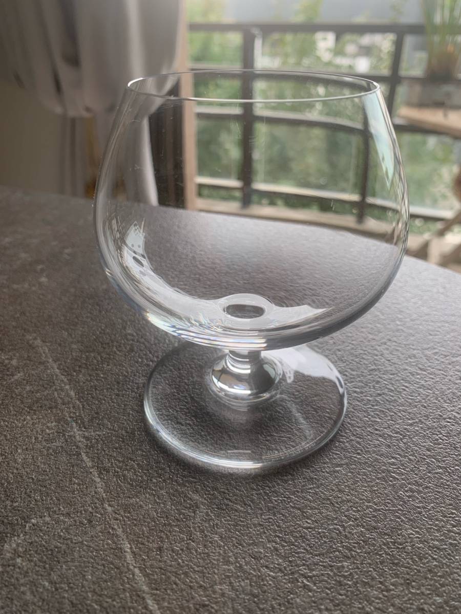 Vends 3 verres à cognac en cristal