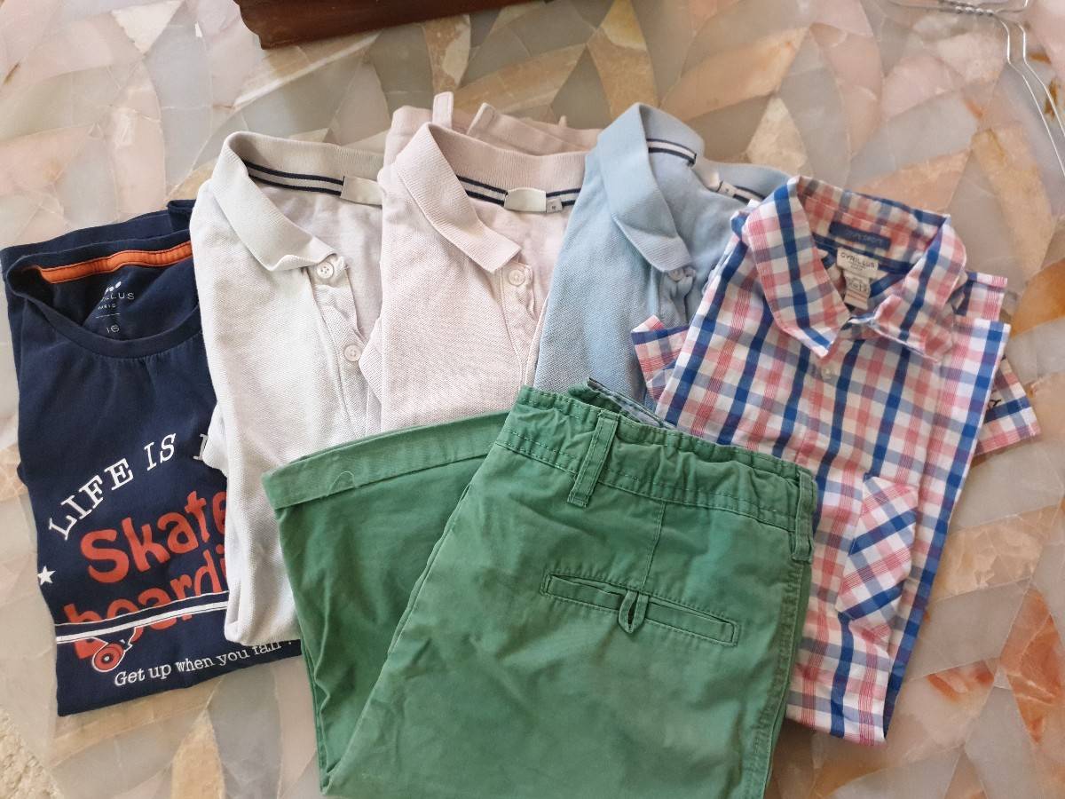 Lot De 25 Vêtements Garçons 12-14 Ans - Pulls, Jeans, Jogging - Occasion Très Bon état