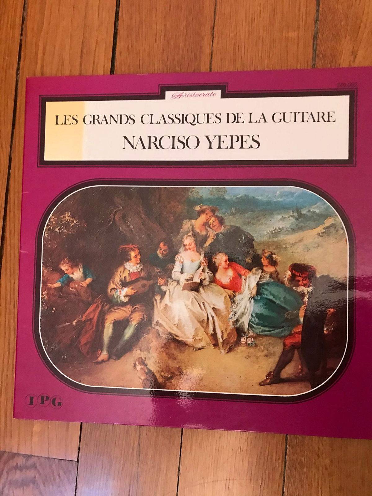 Vends 1 vinyle 33T Narciso Yepes (Grands classiques guitare)
