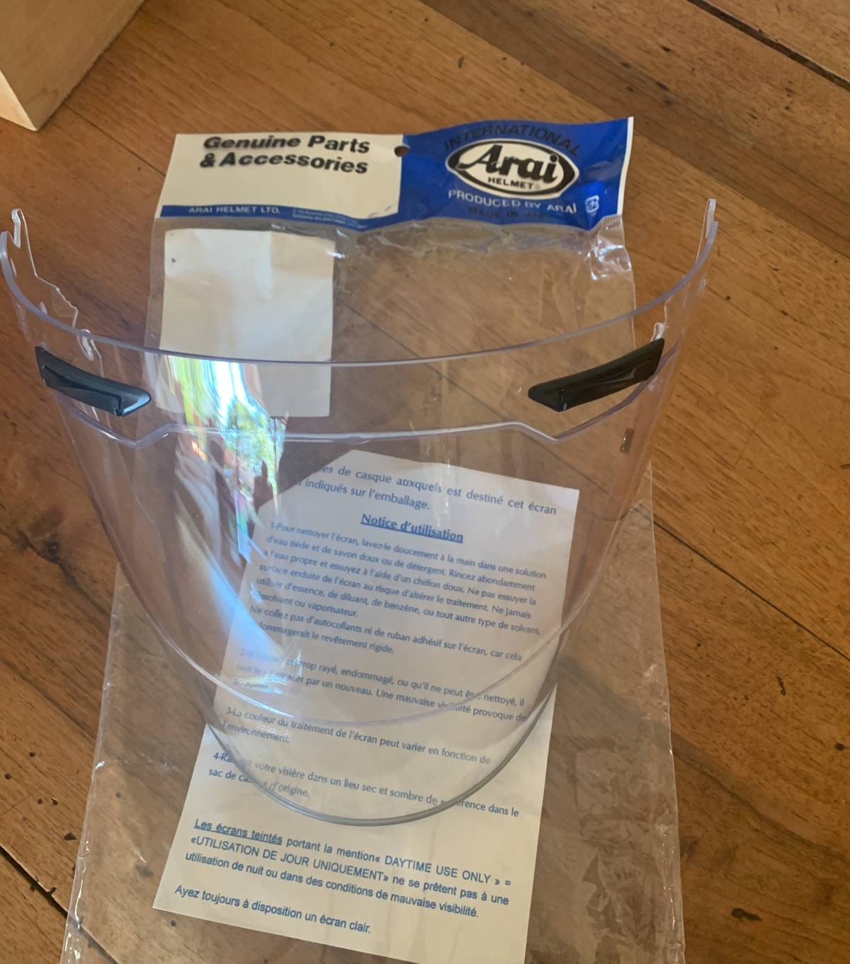 Vends visière Arai Helmet, 2025