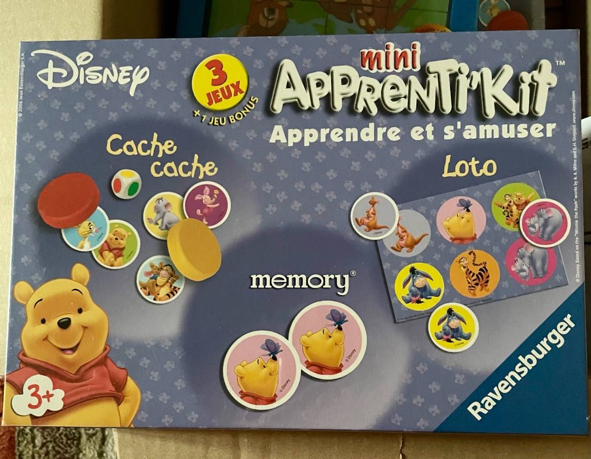 Vends jeu Winnie