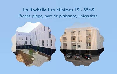 Vends T2 de 34,88m² La Rochelle Les Minimes (17)