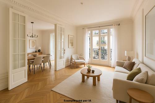 Vends appartement 94m² Paris 17ème - Batignolles