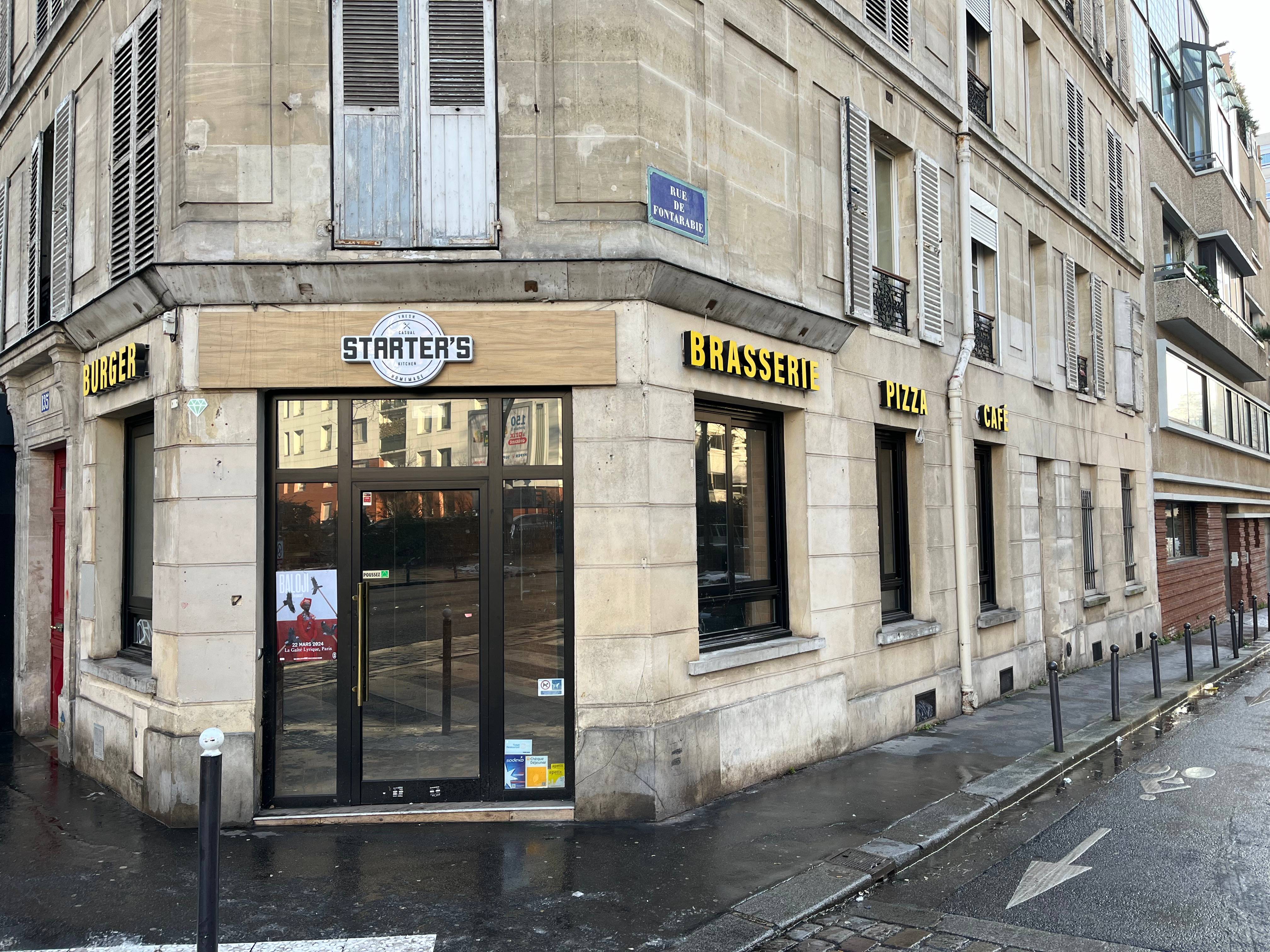 Vente murs local commercial angle 65m² - Paris 20ème (Pyrénées) sur
