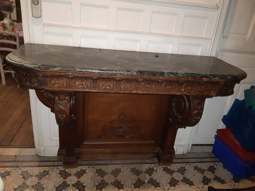 Vente magnifique console ancienne en chêne