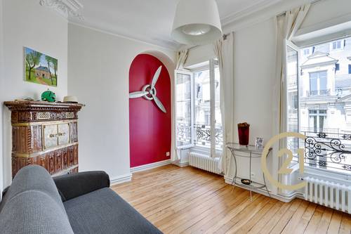 Vends appt Neuilly sur Seine (92) - quartier mairie - 3/4 chambres - duplex "loft" - 80m²