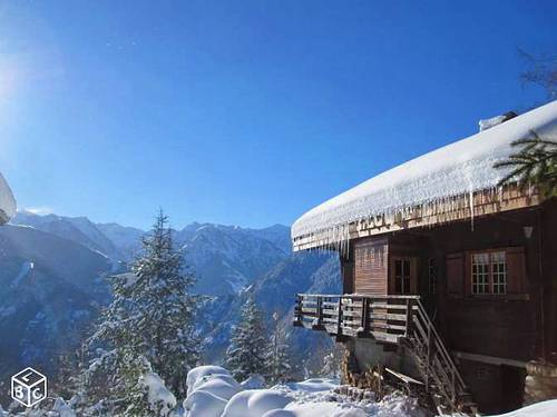 Loue chalet de montagne devant paysage époustouflant en station de ski - 10 couchages