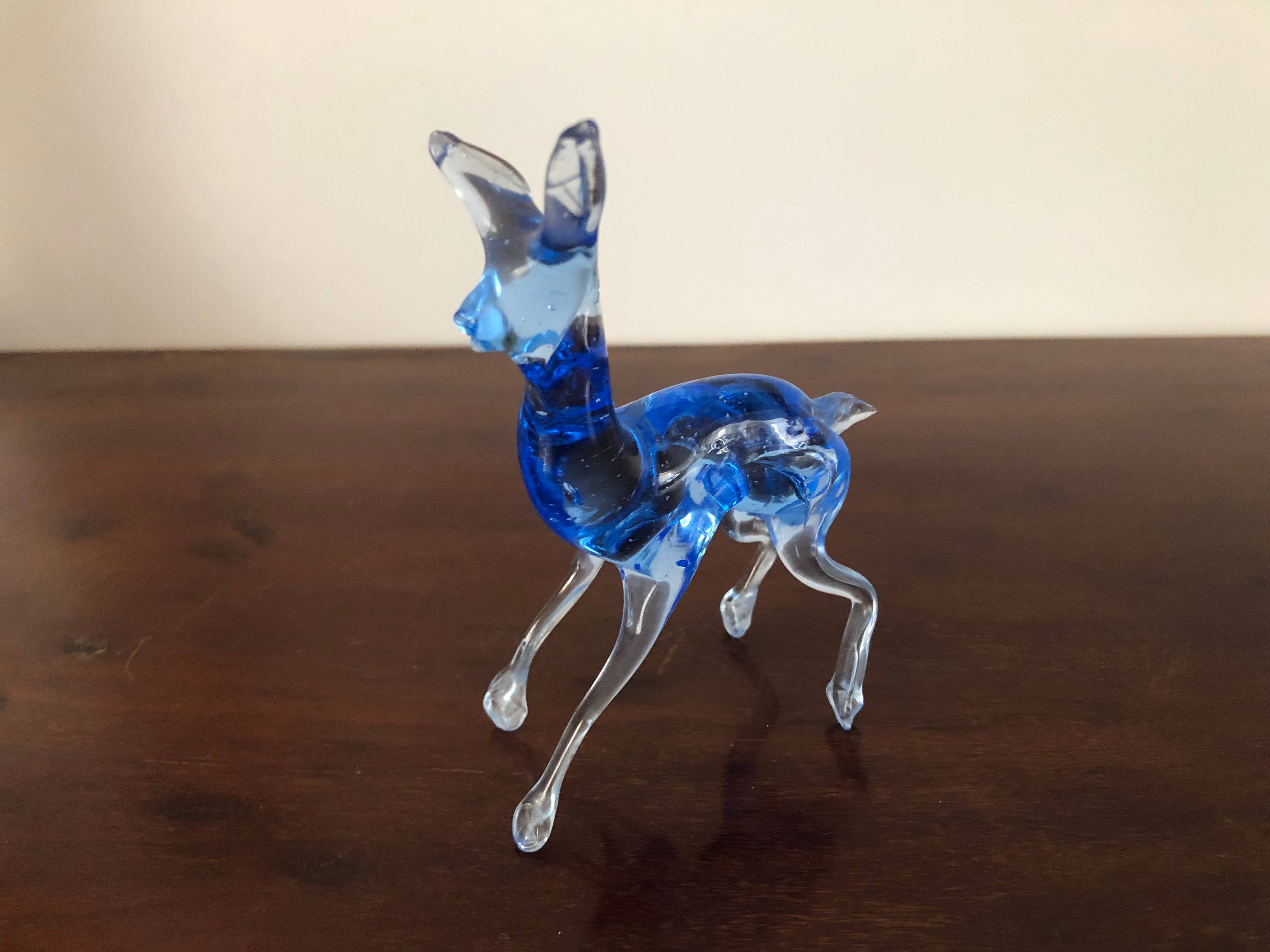 Faon en verre filé