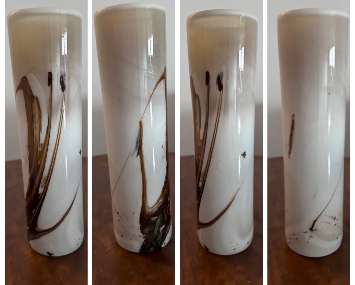 Vase verre soufflé Murano années 70