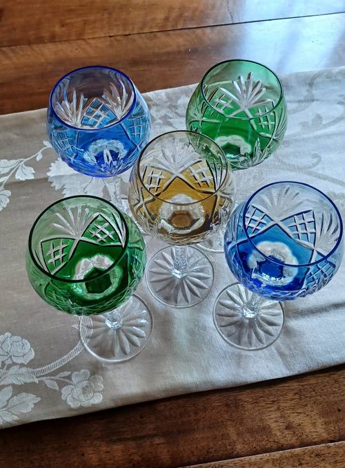 Verres en cristal de Paris
