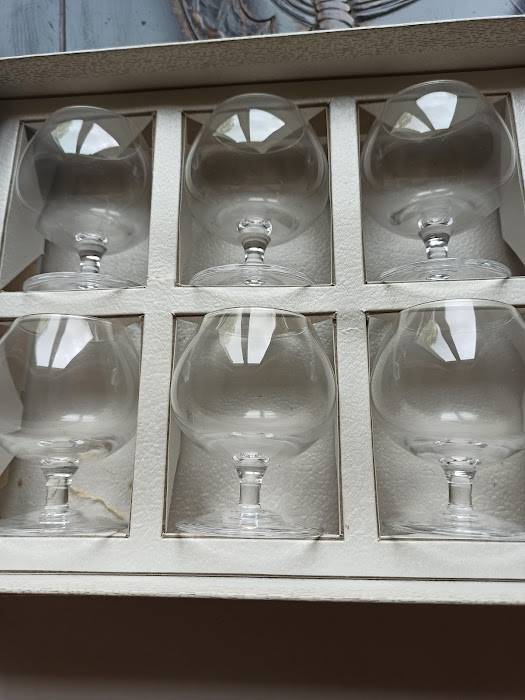 Verres à cognac cristal de sèvres