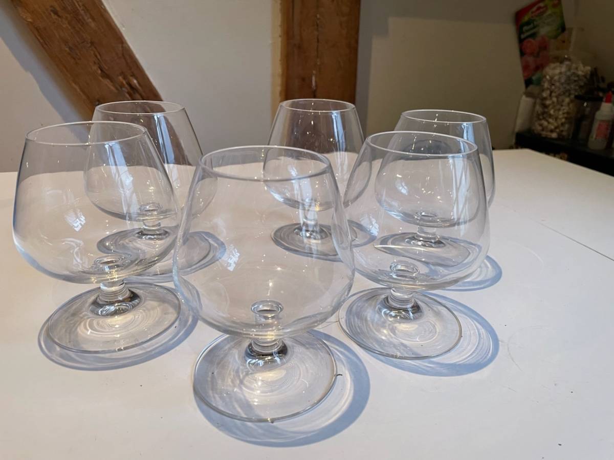 Coffret de 6 verres à Cognac. Collection Classique