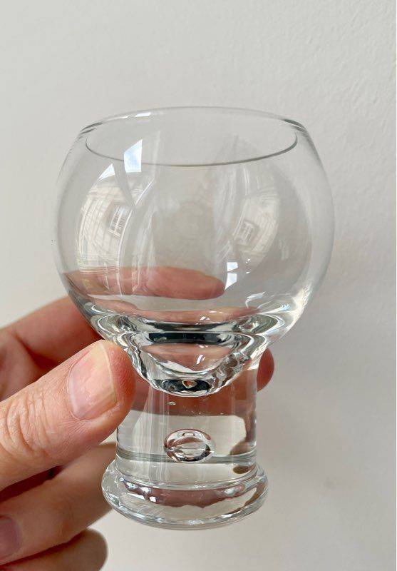 2 verres à liqueur / alcool fort / schnaps, Cristal