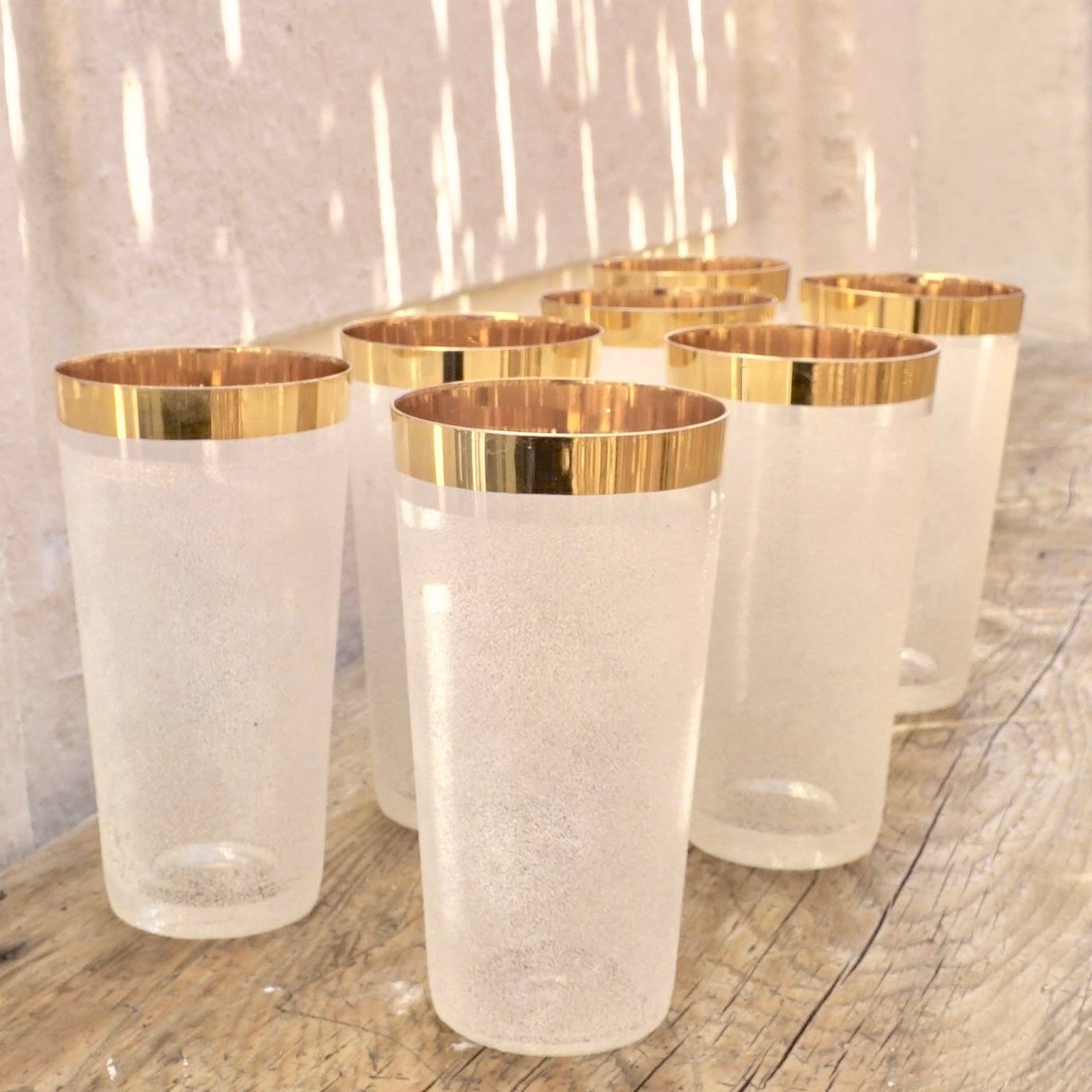 Verres à Fruits Cera Dorés (lot De 2) – Verre, Occasion