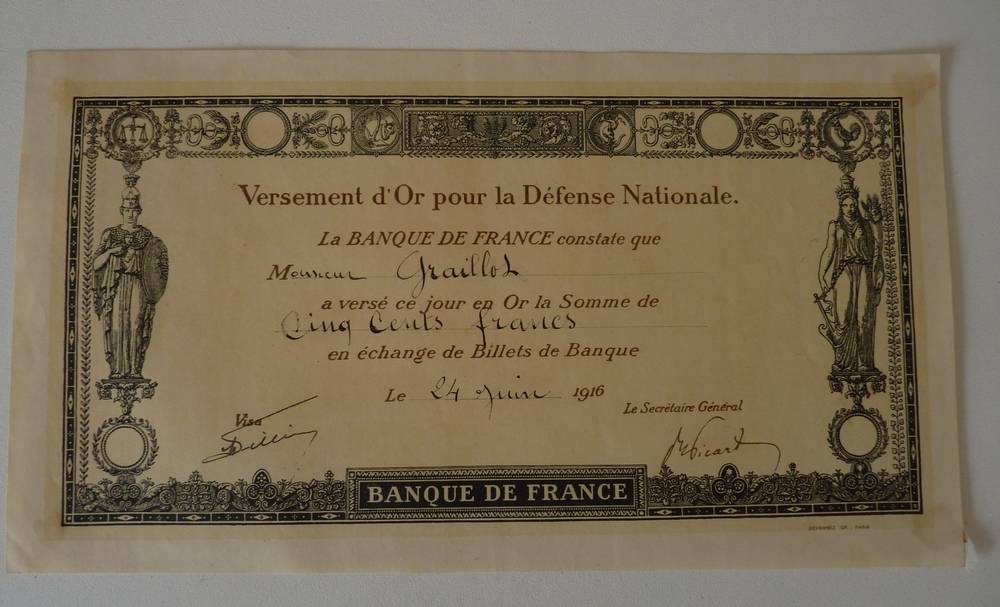 ANCIENNE AFFICHE EMPRUNT de la défense nationale 1918 EUR 50,00