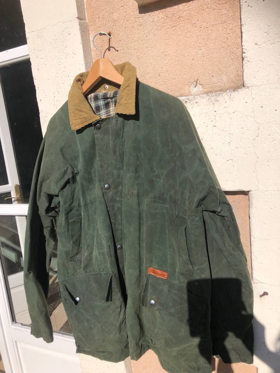 Veste chasse huilée online homme