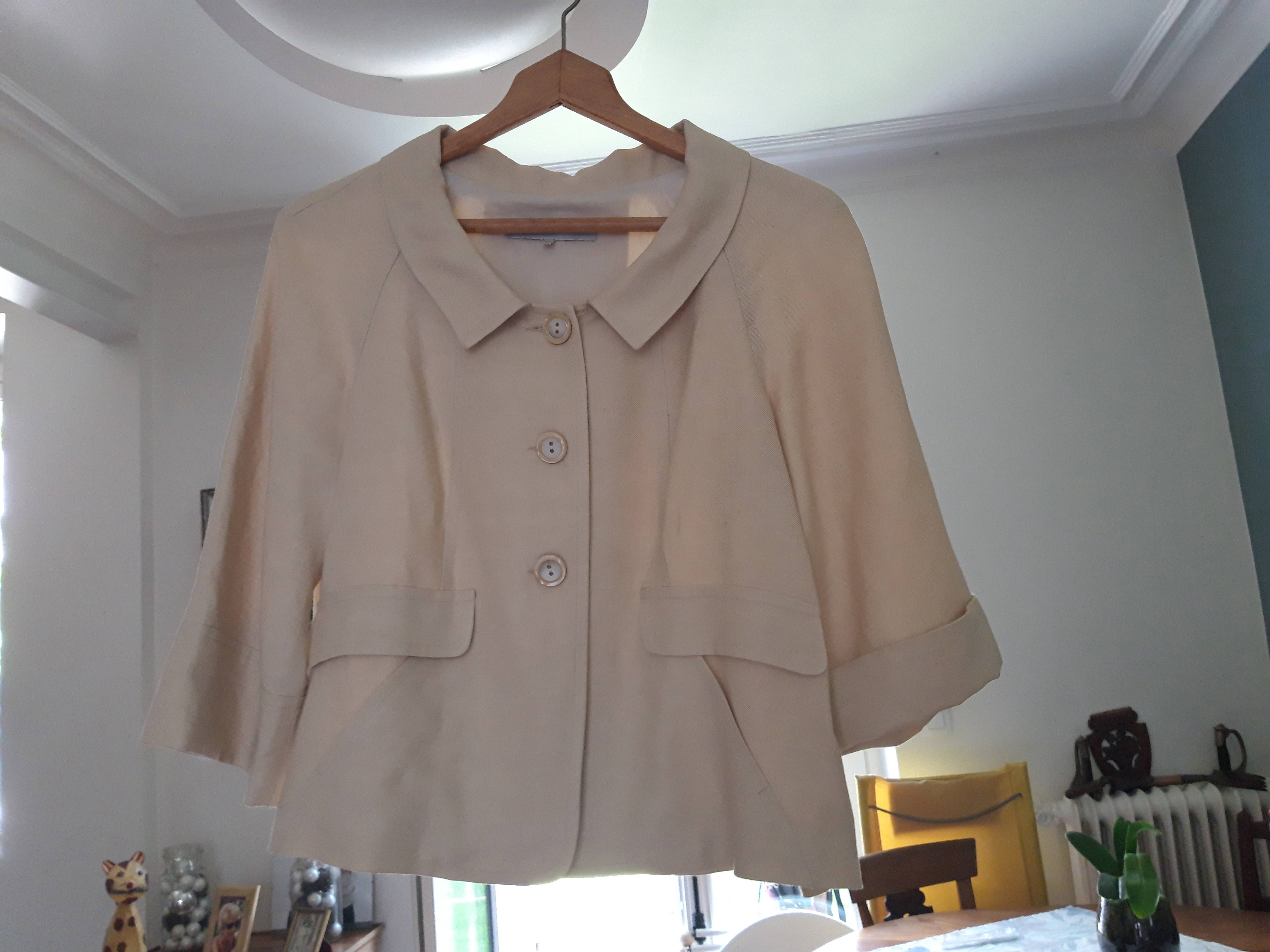 Veste lin crème Gérard Darel taille 40