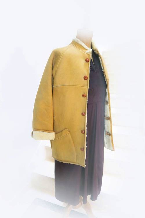 Veste cuir doublée, Taille 38