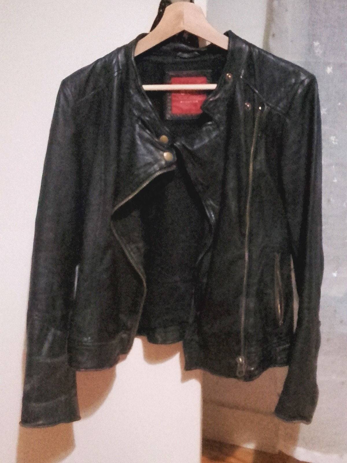 Veste / blouson en cuir noir EDC by Esprit S