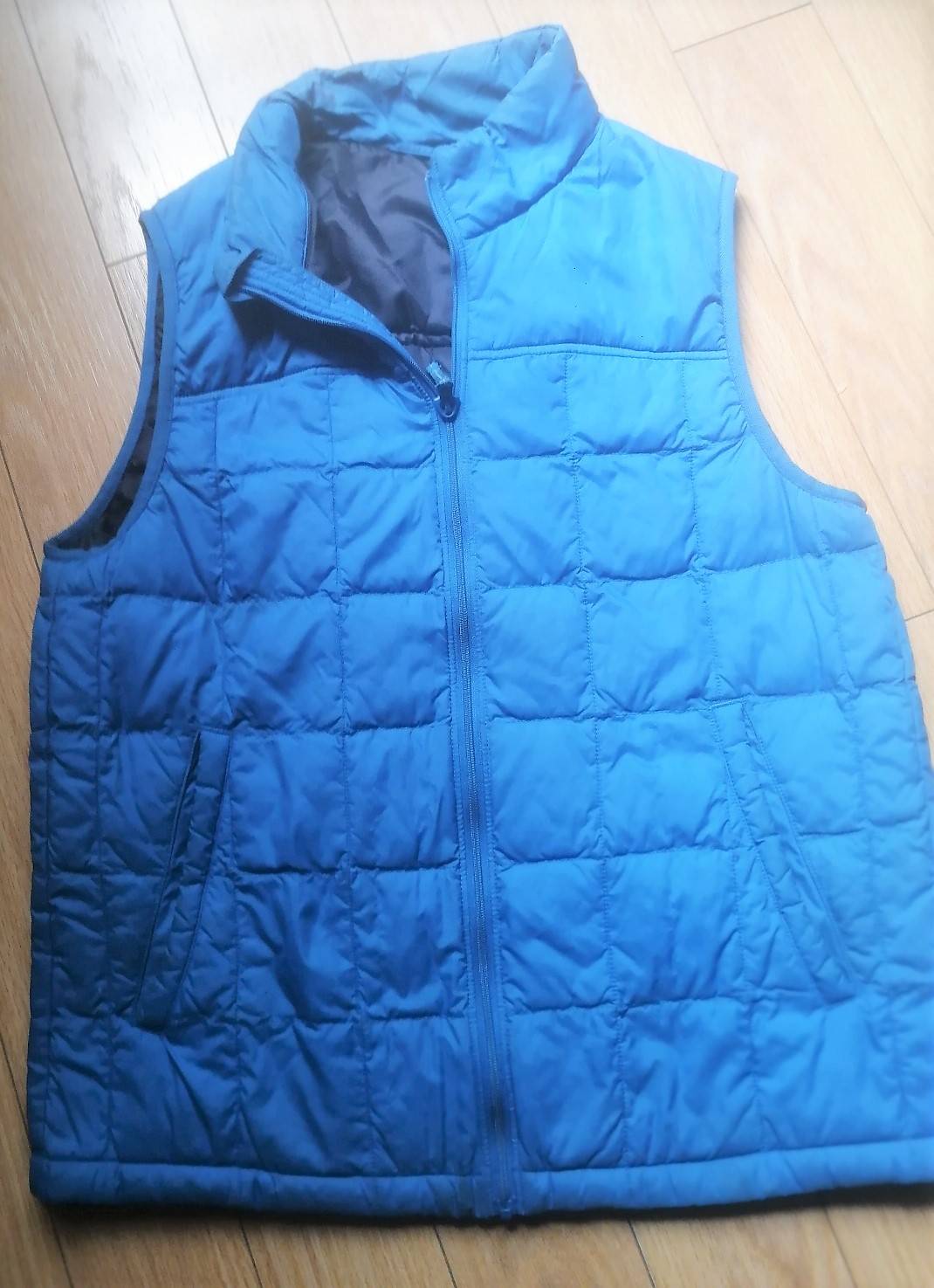 Veste Matelassée bleue Sans Manche Uniqlo Enfant - Taille 12 ans
