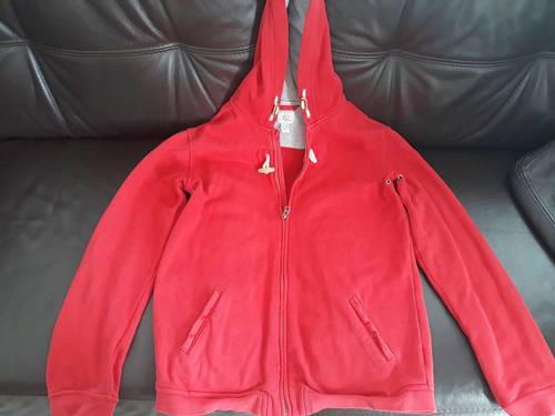 Veste CY, zippée rouge 16 ans