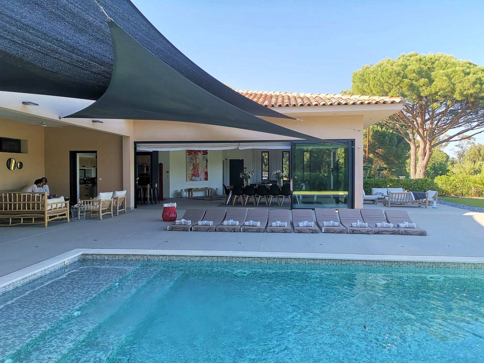 Loue villa 5 chambres 10 couchages Ramatuelle (83)