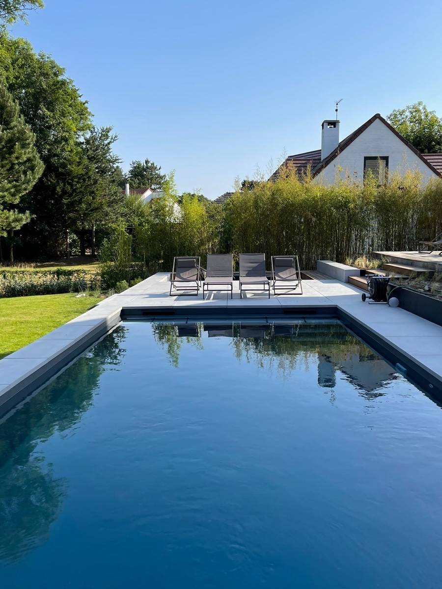 Loue Villa contemporaine, à Hardelot plage, sur le golf, avec piscine, 8/10 couchages