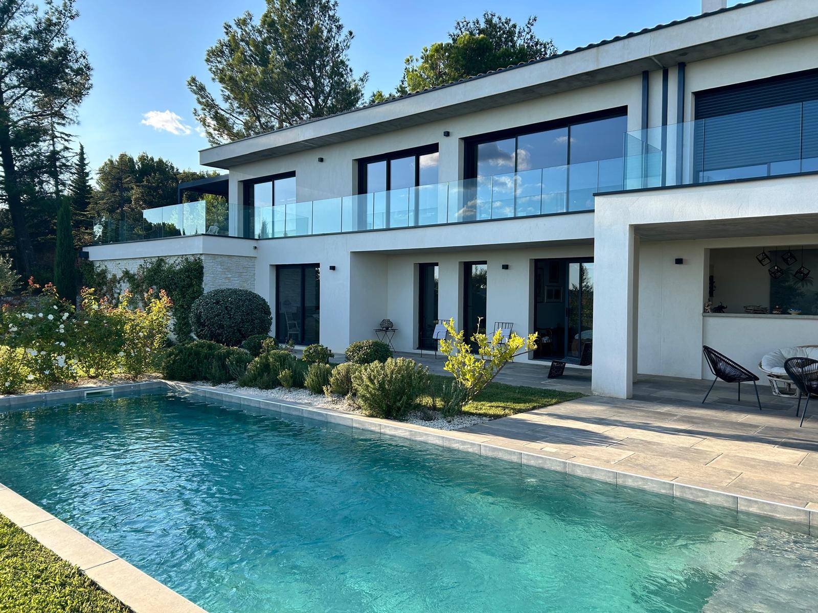 Loue Villa en Provence, piscine, vue Alpilles Luberon, 15mn d’Avignon - 8 couchages - Rochefort-du-Gard (30)