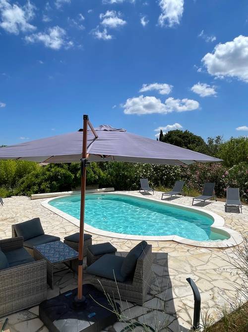 Loue villa dans l’Hérault - 3 chambres, 6 couchages - Liausson (34)