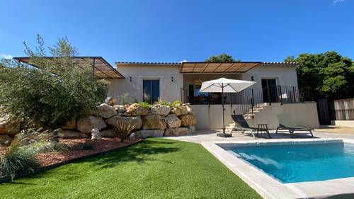Loue villa neuve de plain-pied - 6 couchages, proche Uzès, Pont du Gard, Avignon, Nîmes