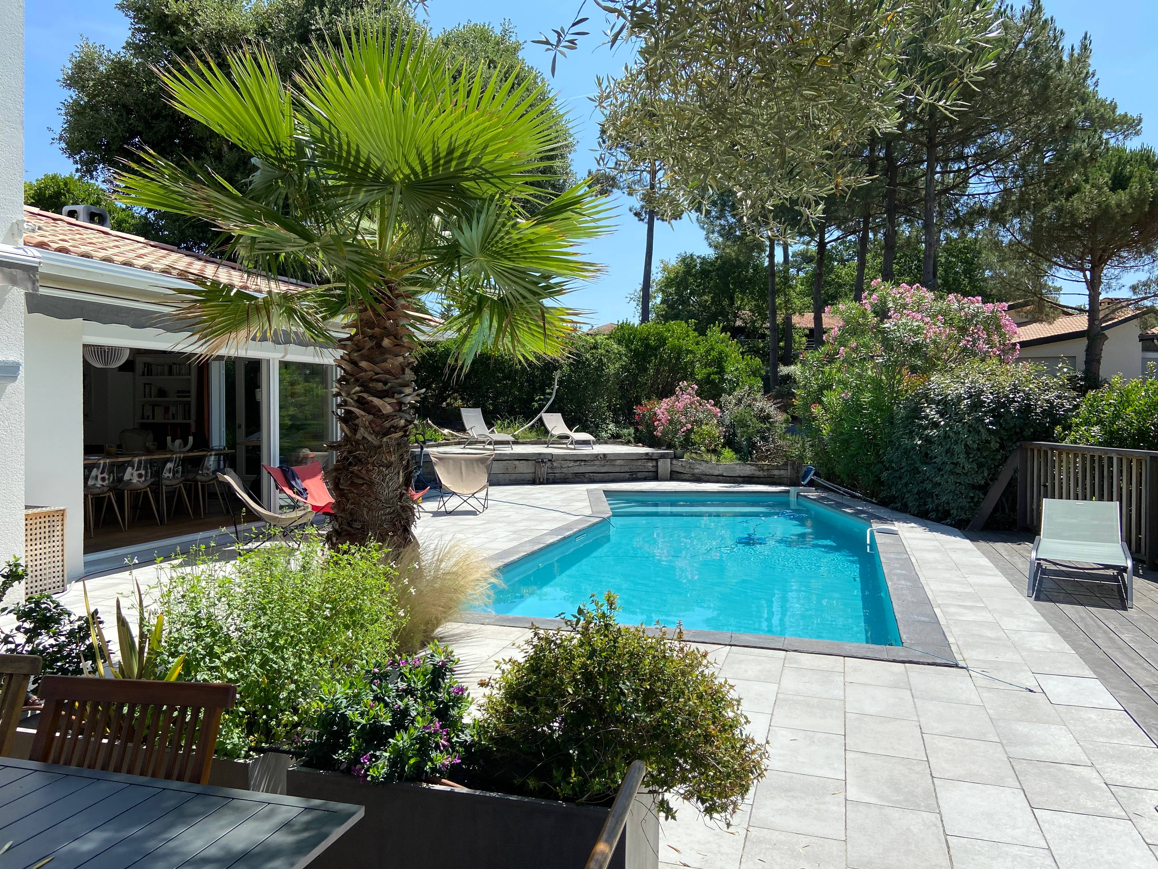 Loue villa familiale avec piscine - 5 chambres, 10 couchages - Pyla-sur-Mer (33)