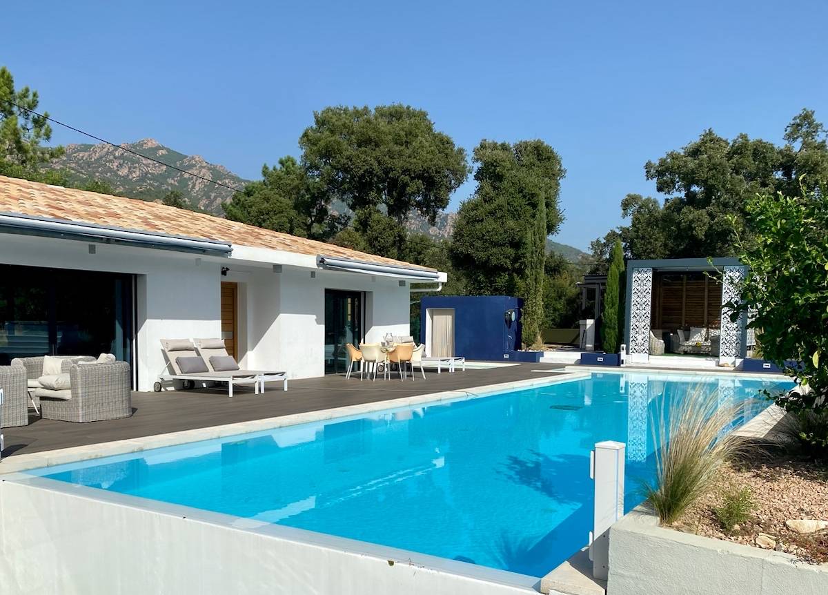 Loue Villa PortoVecchio Sud Corse, piscine, jacuzzi,hammam,spa jusqu